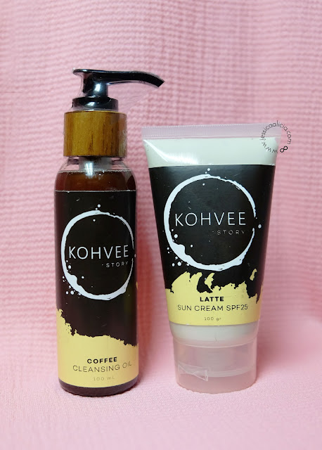 Review : Kohvee Story Coffee Cleansing Oil & Latte Sun Cream SPF25 by Jessica Alicia